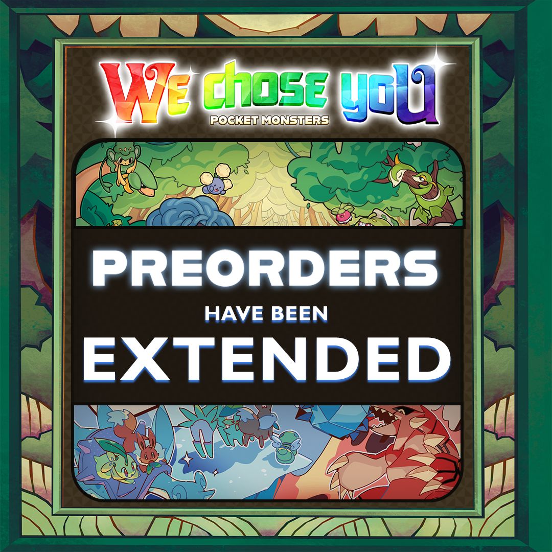 🌟PREORDERS EXTENDED 🌟 

Looks like we can't escape that easily, per-orders have been extended for one week, and just in time! We're less than 5 ORDERS away from unlocking our second stretch goal! We may even be able to unlock our bandana early!

🛍️wechoseyouzine.bigcartel.com