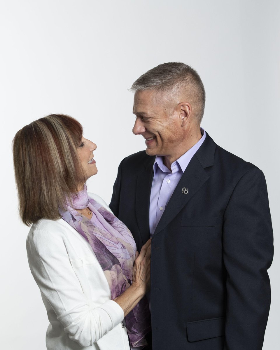 "He's my steady hand, my sounding board, and the one who helps me stay grounded when things feel uncertain. Living with early-stage Alzheimer's isn't easy, but he shows up every day with patience, kindness and love."  

Kerry Dennis and her husband and care partner Rob are