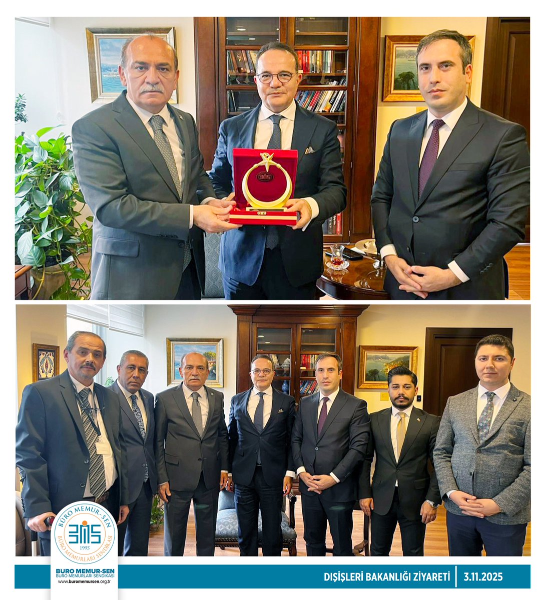 DIŞİŞLERİ BAKANLIĞI'NA ZİYARET📍

Genel Başkanımız Yusuf Yazgan, Genel Başkan Yardımcımız Hüseyin Yüksel ve Dışişleri Şube Yönetim Kurulu Üyelerimizle birlikte Dışişleri Bakanlığı Bakan Yardımcısı Sayın Mehmet Kemal Bozay'ı ziyaret etti.

Yazgan, ziyarette bakanlık personelinin