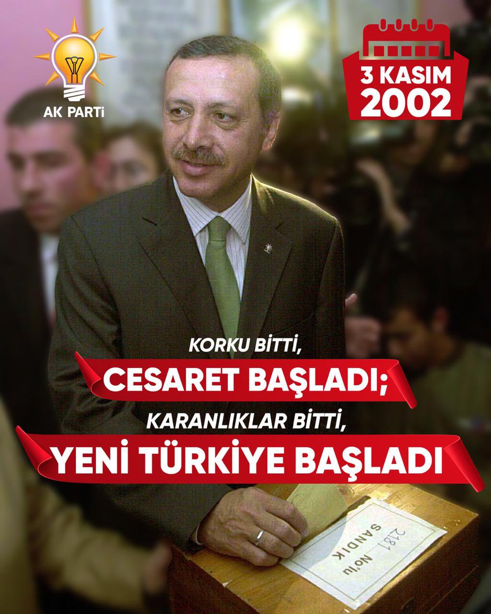Milletimizin umudu, ülkemizin istikrar ve kalkınma yolculuğunun öncüsü olan partimizin 3 Kasım’daki kuruluş yıldönümünü gurur ve sevinçle kutluyoruz💡
#BirMillattır3Kasım 
<a href="/BurhanYASAR30/">Burhan YAŞAR</a>  <a href="/krUar59312312/">Şükrü UÇAR</a>  <a href="/M_ZekiKaraman30/">Mehmet Zeki KARAMAN</a> <a href="/behcet_agrali/">BEHÇET AĞRALİ</a> <a href="/Rabia_gul30/">Rabia Gül</a> <a href="/MuratTnc_30/">Murat Tunç</a> <a href="/gulsumisgorer35/">Gülsüm İşgörer 🇹🇷</a>