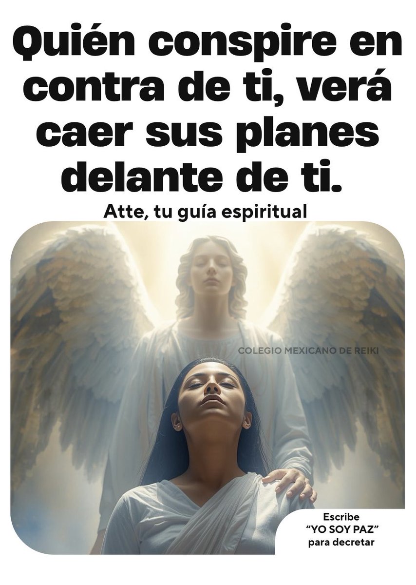Quién conspire en contra de ti, verá caer sus planes delante de ti. 
Atte, tu guía espiritual 

#saludmental #salud #amor #señales #pazmental #armonia #paz #prosperidad #saludemocional #señalesdeluniverso #colegiomexicanodereiki #equilíbrio #amorincondicional