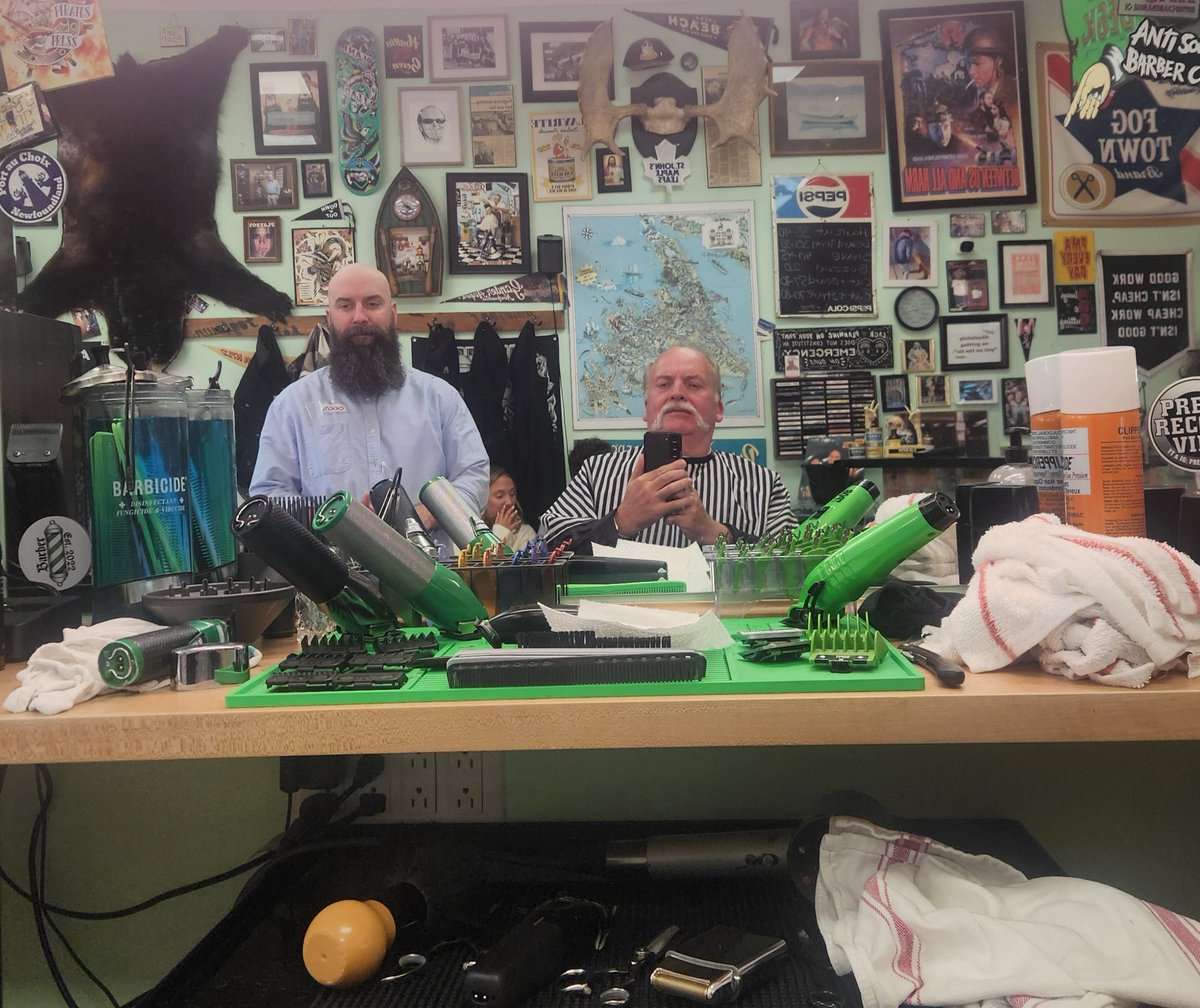 Trip to #Fogtown to start #Movember <a href="/MovemberCA/">Movember Canada</a> Thanks Bryan.