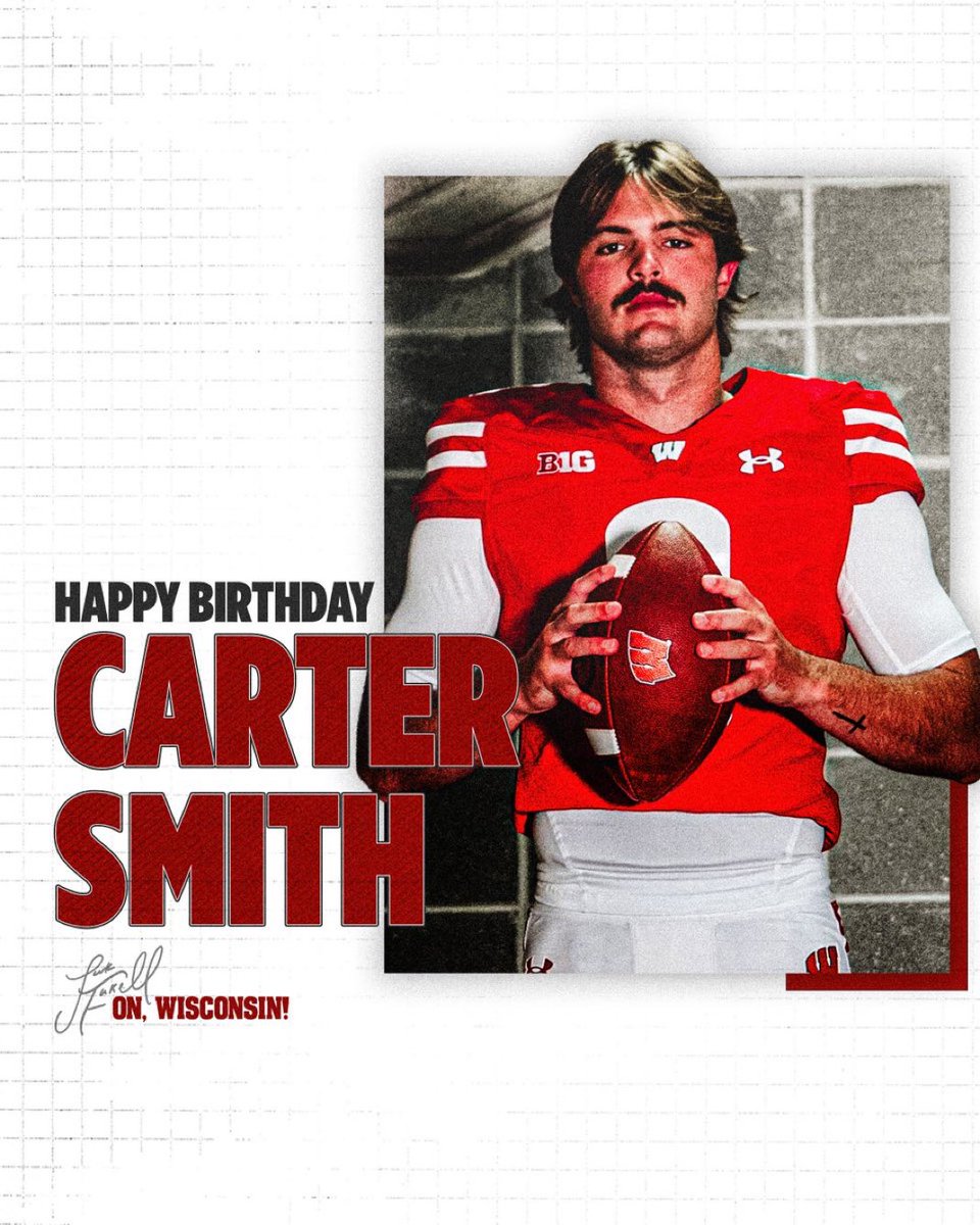badgerbarstool's tweet image. Birthday present idea: start him. 🎁