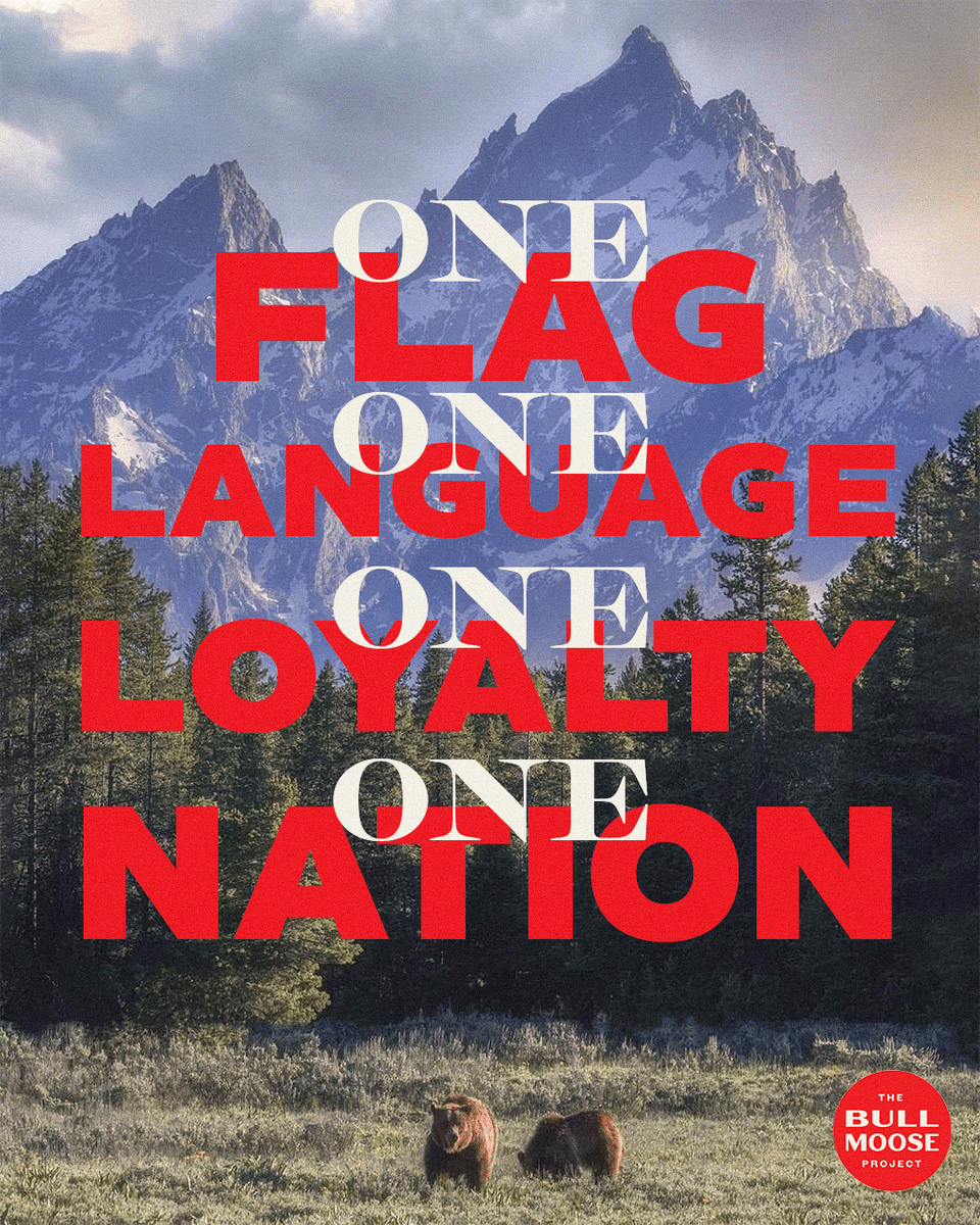 BullMooseProj's tweet photo. We believe in America, the American people, and the American way of life.

We will have nothing less. https://t.co/qls7lLWBrS