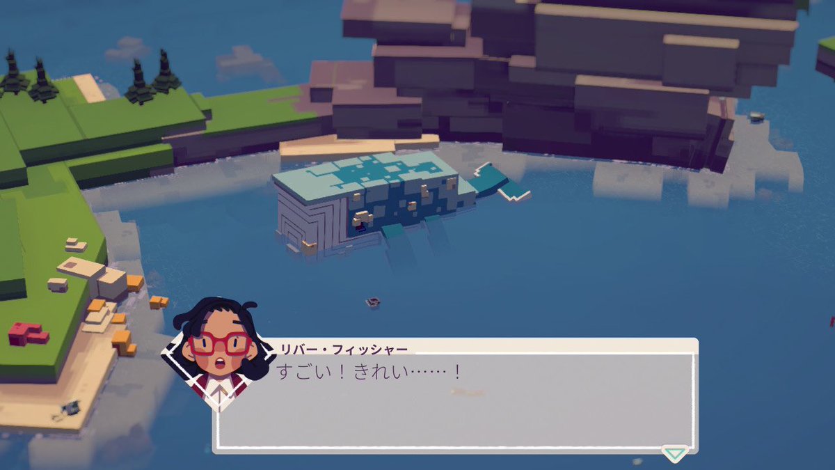 Ramoffle100's tweet image. オープニングの巨大魚はラスボスと思わせて序盤のボスみたいな感じだった。

ちまちま釣って、料理して、船強化。
ボクセルゲーはたくさん見たけど、この作品は光の当たり方がとてもキレイ。 #Moonglowbay