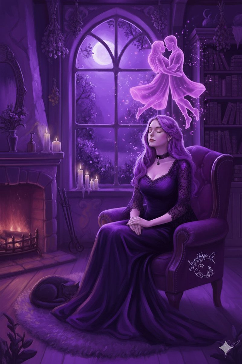 The Purple Witch Annastasia G. tweet media