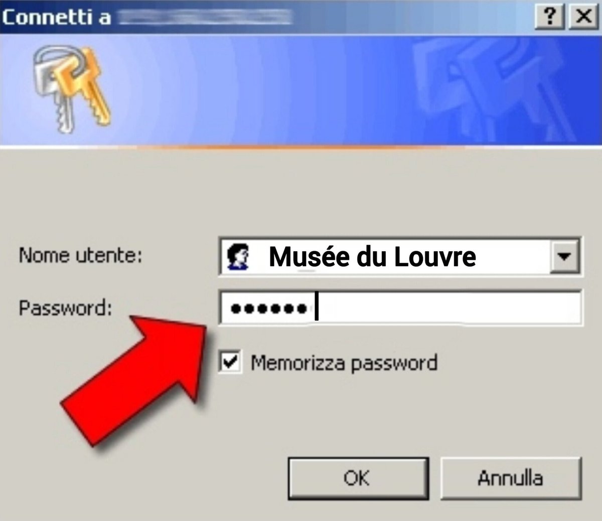 Ubiklandia's tweet image. Clamorose dichiarazioni del responsabile della sicurezza del #Louvre: 
"Io avrei voluto cambiare la password ma uscivano solo e sempre pallini".🖥️
 #password