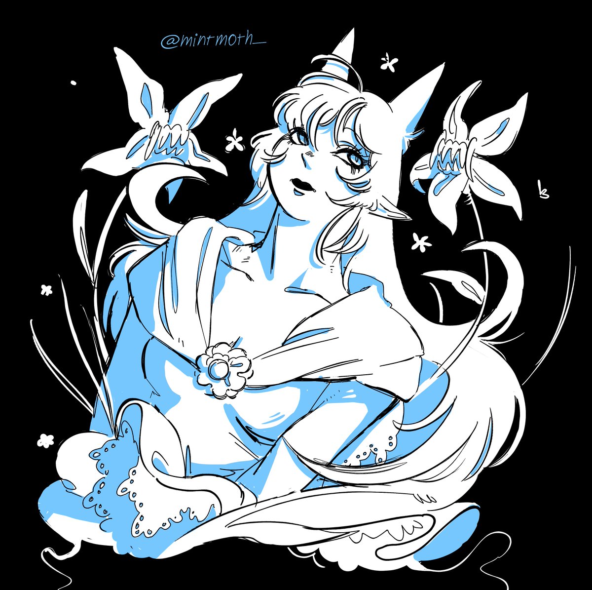 mintmoth_'s tweet photo. Her mother's favorite flowers

#mairuma #mairumatwt #魔入間 #mirm https://t.co/yttzHkCyra