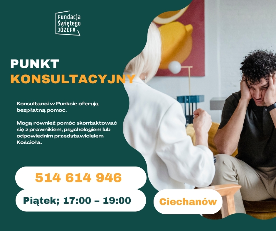 💔 Jeśli doświadczyłaś_eś przemocy sek**alnej w Kościele...
💔 Potrzebujesz pomocy...
💔 Szukasz wsparcia i towarzyszenia...

<a href="/CppMetanoia/">Metanoia - Centrum Psychologiczno-Pastoralne</a>  to profesjonalna i dyskretna pomoc.

📅 Piątek
🕟 17:00–19:00
🤳 514 614 946