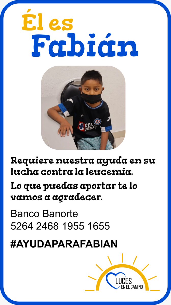Buenos días familia de X. Cómo muchos de ustedes saben, Fabián es un pequeñito de familia muy humilde que necesita trasladarse cada semana desde Xitejé Hidalgo a CDMX para recibir sus tratamientos y terapias. Lo he estado ayudando hace tiempo pero es complicado. 🆘 🙏