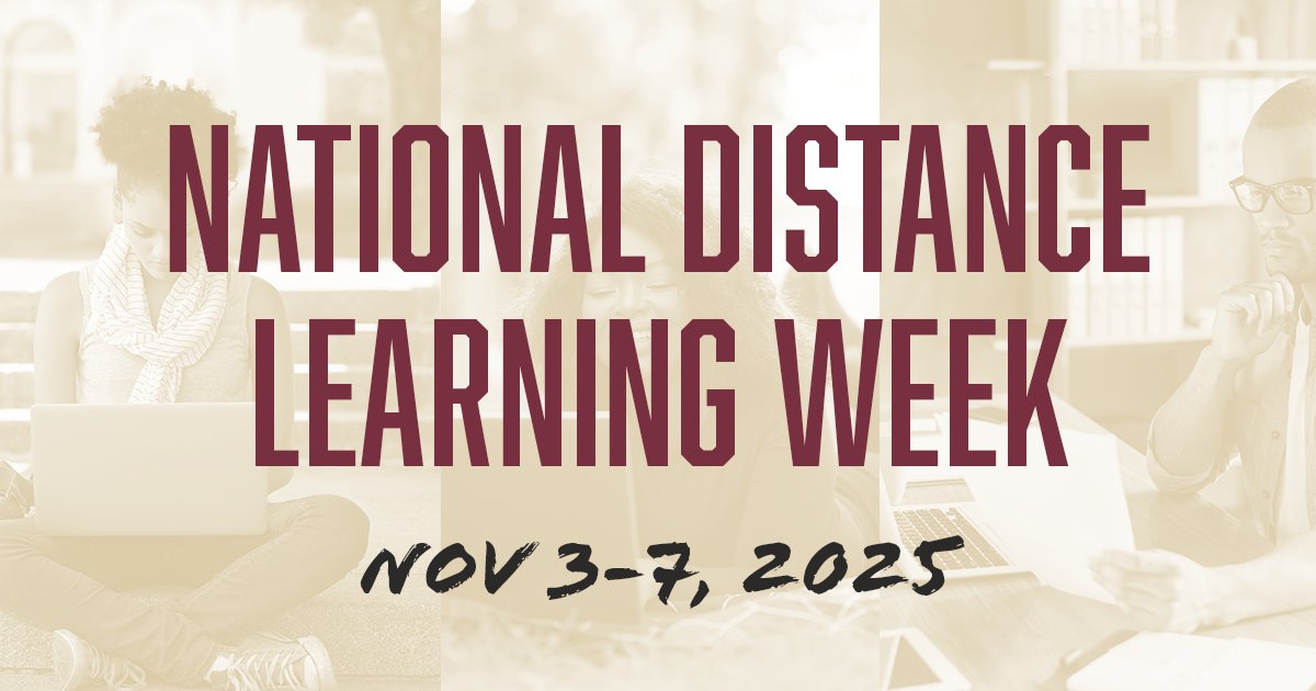 It’s National Distance Learning Week! Join this free virtual event for daily webinars and best practices. Sessions examine the top AI issues affecting distance and digital learning in 2025. Learn more and register: bit.ly/4npUzYI