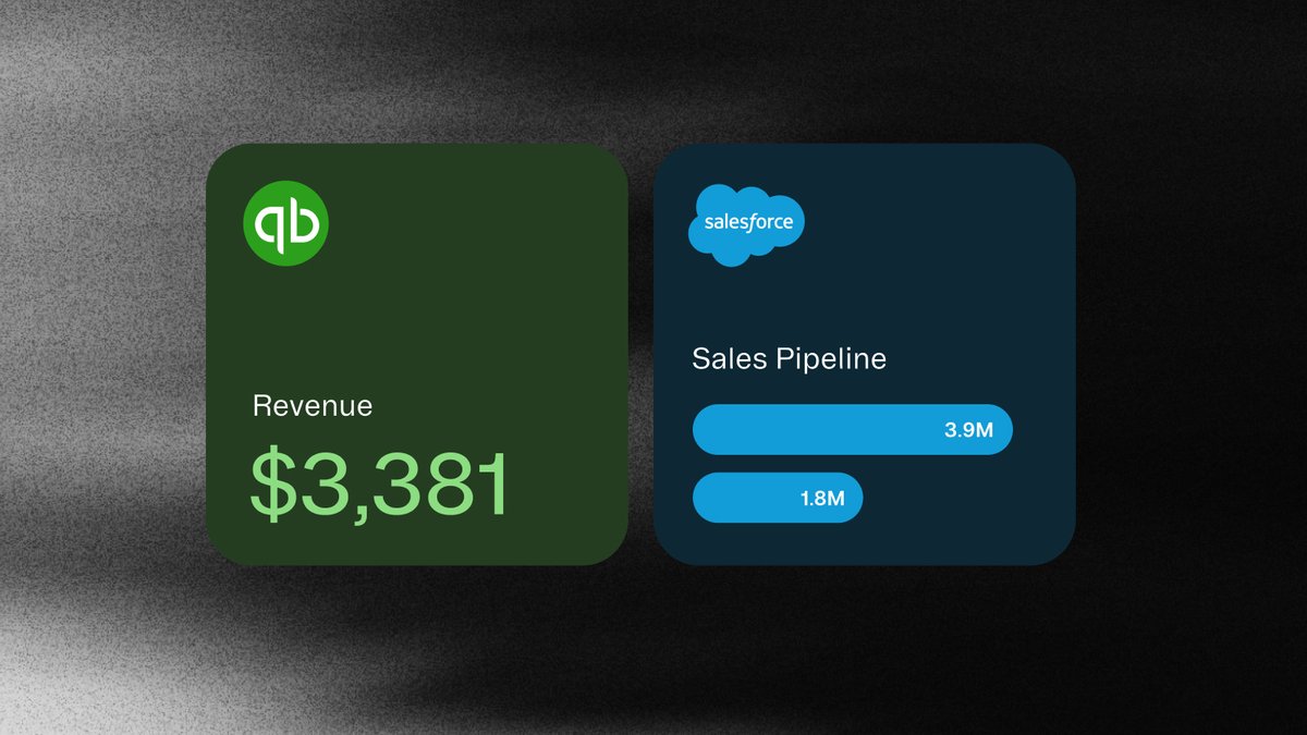 glideapps's tweet image. Sync QuickBooks and Salesforce data with new integrations

Enterprise users can now read from and write to Salesforce &amp;amp; QuickBooks directly within Glide using pre-built integration actions, enabling automated data syncs and more connected apps across CRM, finance, and operations.…