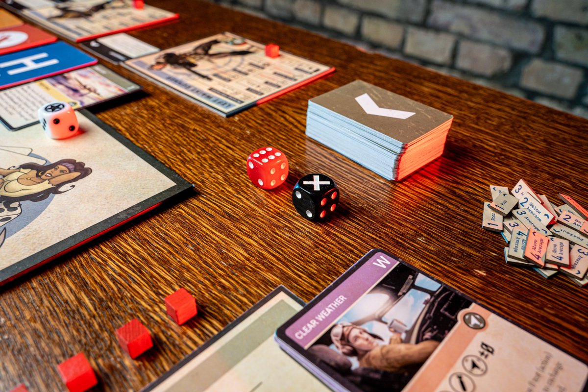 💥 Damage Everywhere!
 Wrecked engines, jammed turrets, broken radios… The Damage Deck never sleeps. Can your crew repair fast enough before disaster hits the Last Ditch?

Pledge your way into the B17 legend boardgame on Kickstarter: kickstarter.com/projects/micro…
 #B17BoardGame