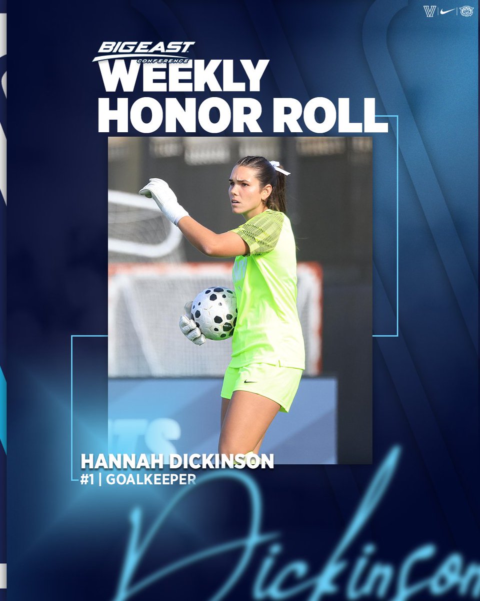 Two more <a href="/BIGEAST/">BIG EAST Conference</a> Weekly Honor Roll nods on the year for Kate and Hannah! #GoNova