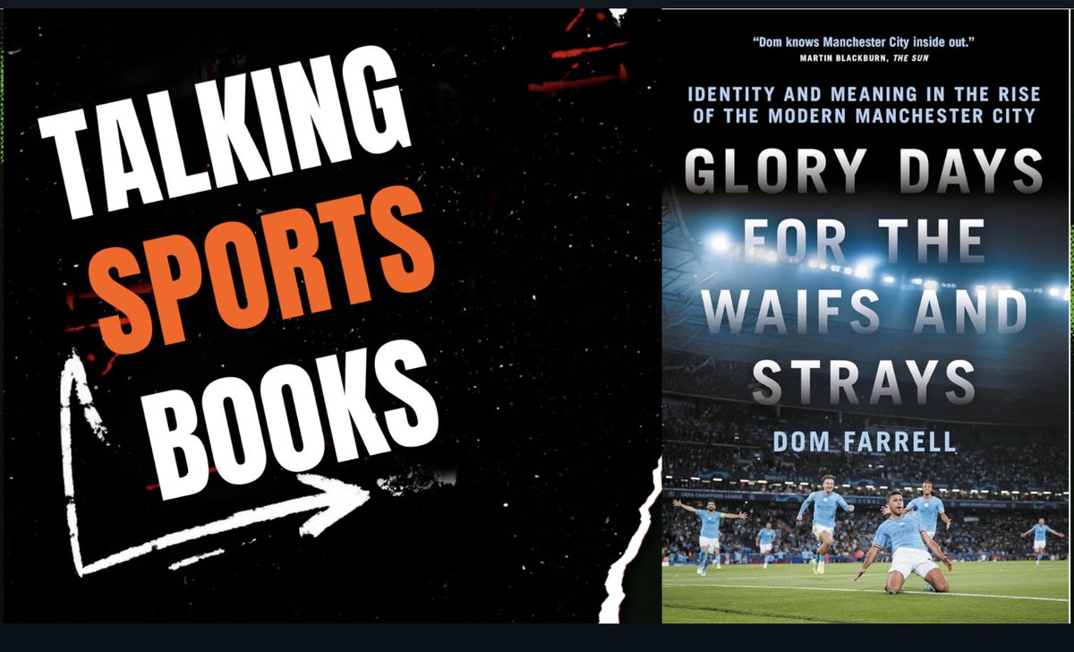 the new show is available now and its all about the rise from English footballs third tier of #ManchesterCity journalist Dom Farrell knows more than most in fact probably more than any of his era about this club and it is all contained in this book "Glory Days For The Waifs and