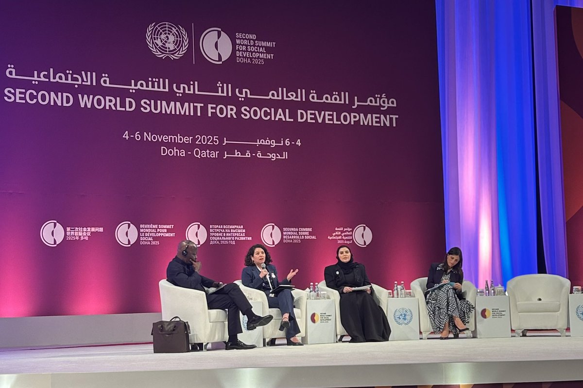 En la previa de la Segunda Cumbre Mundial de Desarrollo Social, la ministra Javiera Toro y la subsecretaria Francisca Gallegos, participaron del inicio de los paneles de alto nivel en la reunión de los lideres de la Alianza Global contra el Hambre y la Pobreza.