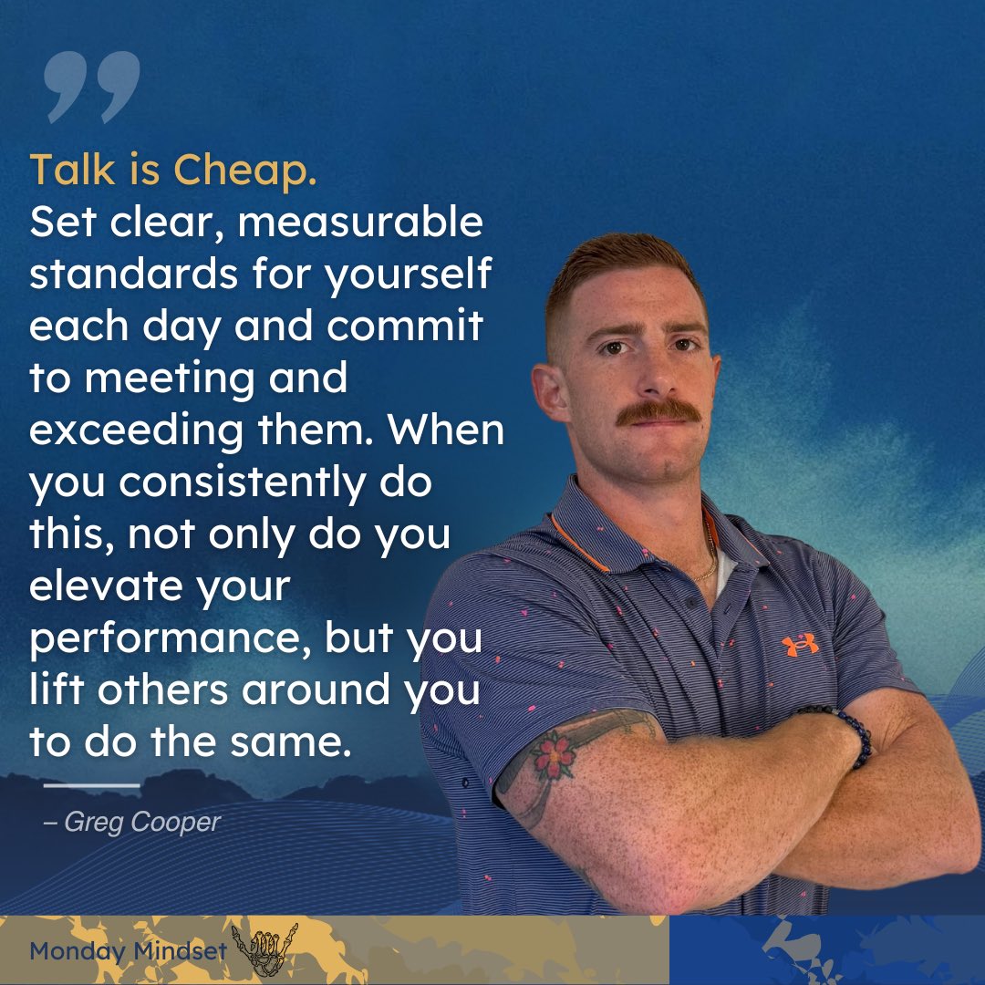 _CooperGreg's tweet image. Talk is Cheap.

#mondaymindset #mondaymotivation #MenTELLHealth #mentalhealth