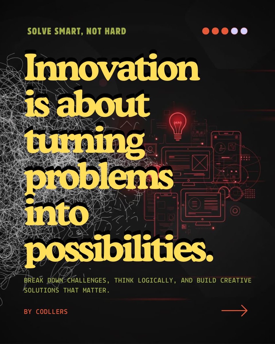 codllers's tweet image. Are you ready to stop just facing chaos and start innovating through it?

Swipe now for an essential look at the innovator&apos;s toolkit. 

#codllers #techsociety #techmeetscreativity #technology #innovation #innovators #skills #innovationskills #tech #techskills