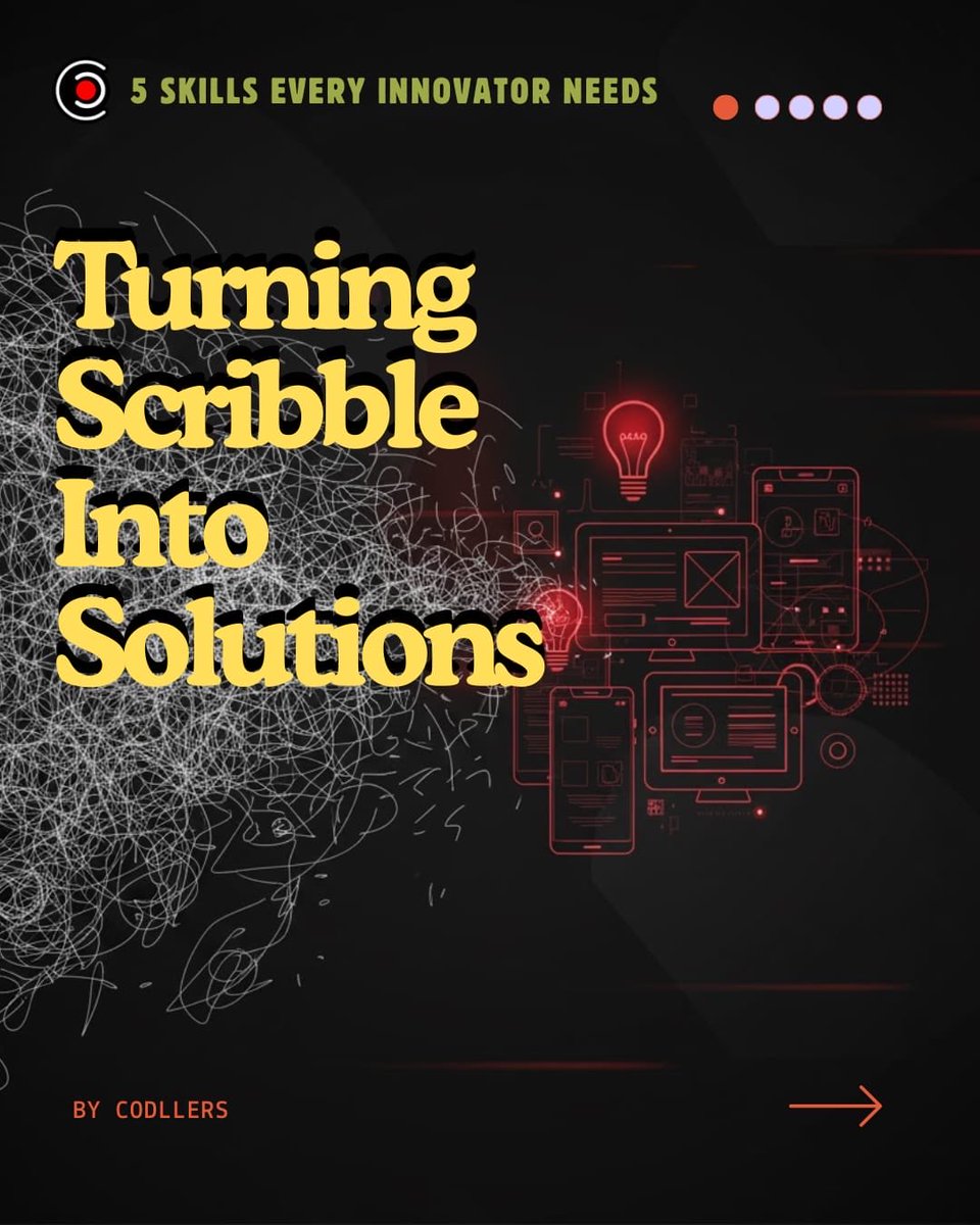 codllers's tweet image. Are you ready to stop just facing chaos and start innovating through it?

Swipe now for an essential look at the innovator&apos;s toolkit. 

#codllers #techsociety #techmeetscreativity #technology #innovation #innovators #skills #innovationskills #tech #techskills