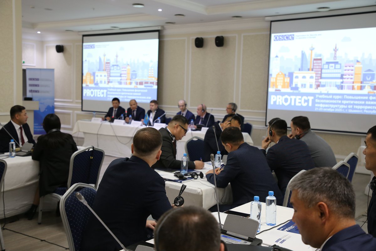 AlenaKupchyna's tweet photo. Strengthening efforts on infrastructure protection from terrorist attacks: recent @OSCE #ProjectPROTECT trainings in 🇰🇿 &amp; 🇺🇿 enhanced officials’ expertise in physical security strategies &amp; practical measures. Co-organized with @OSCEinAstana @OSCE_PCUZ &amp; supported by 🇩🇪. @GER_OSCE https://t.co/EgqUk54LIM