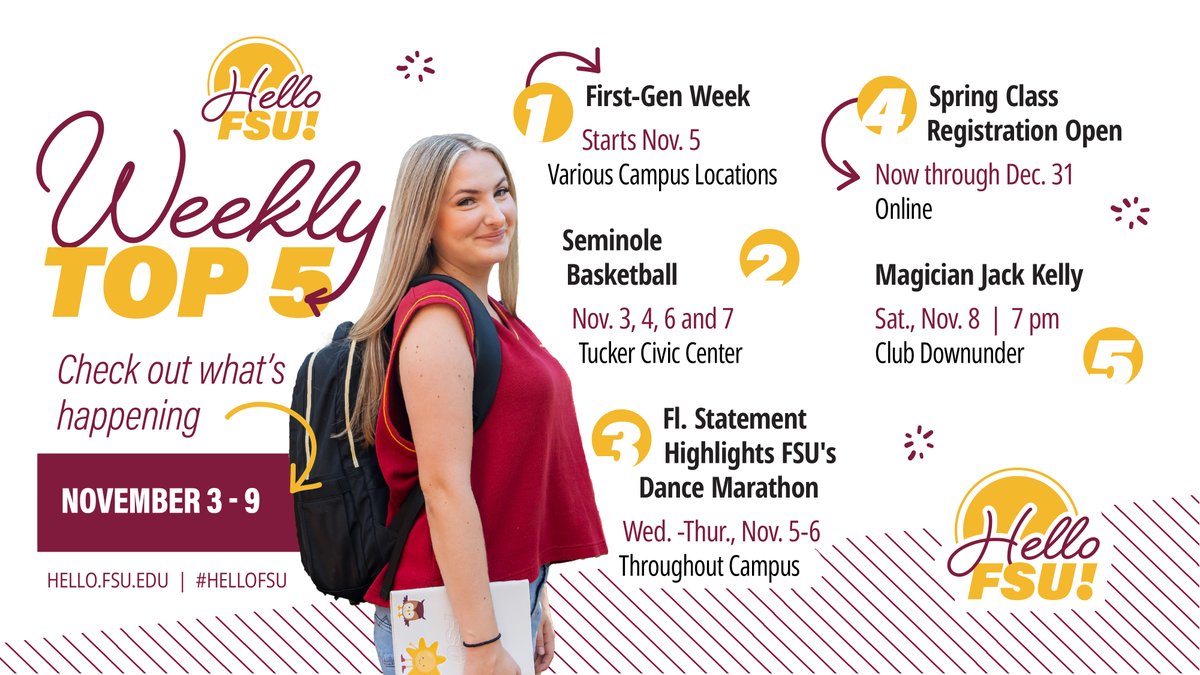 FSU Student Affairs tweet media