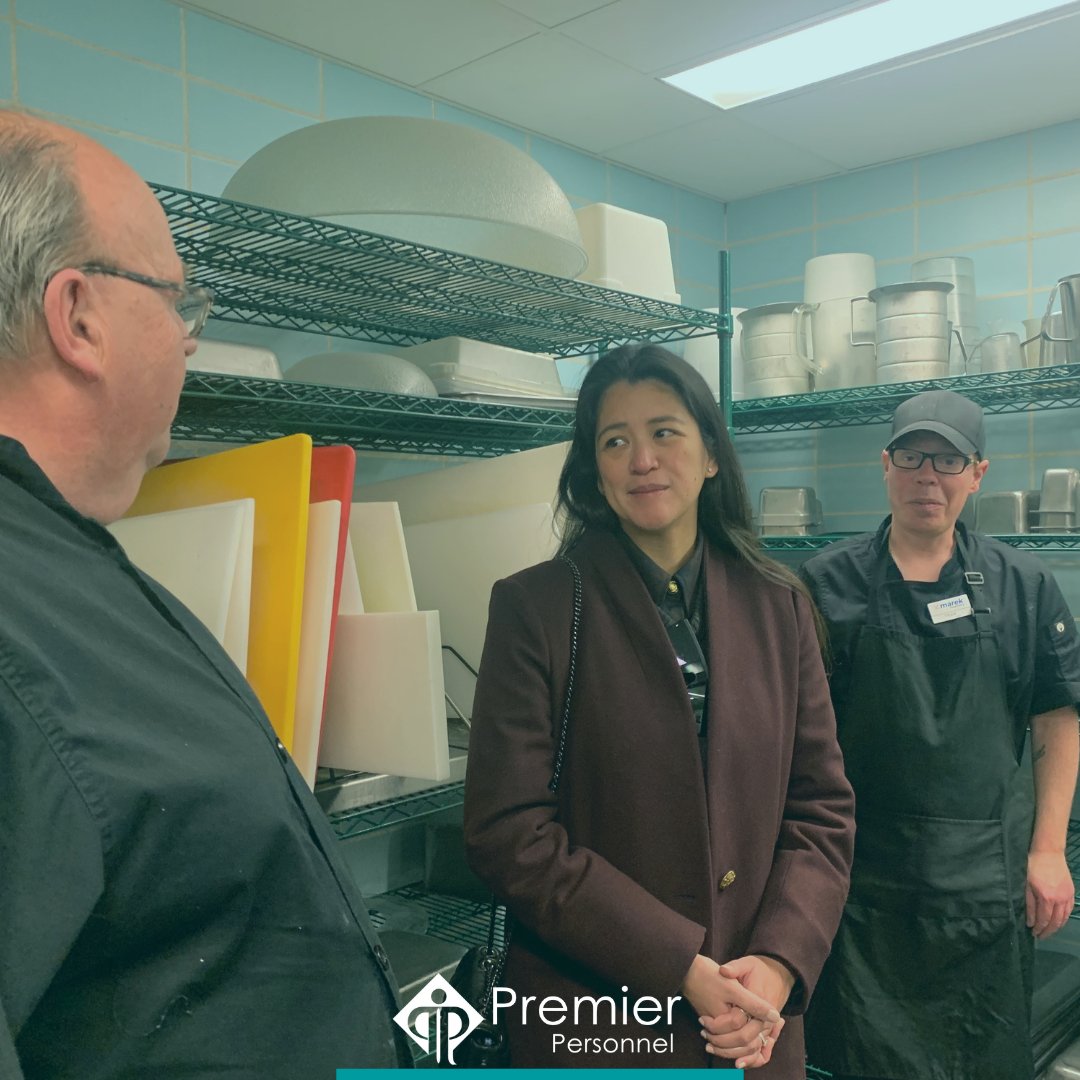 premierpers's tweet photo. What a great visit today by Hon. Malaya Marcelino with Tyler McMillan at Dexterra in RRC for MLA to Workday 2025. Tyler gave her a great tour of his workplace and shared with her about his duties as a dishwasher.
#mla2workday #inclusionworks https://t.co/VS7kO5rZmw