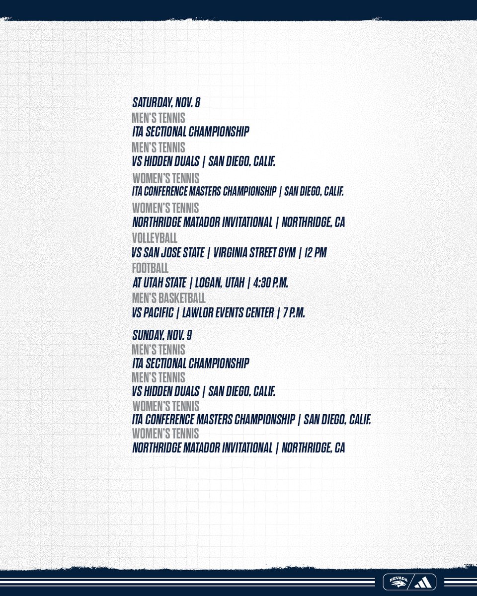 𝐓𝐡𝐢𝐬 𝐖𝐞𝐞𝐤 𝐢𝐧 𝐍𝐞𝐯𝐚𝐝𝐚 𝐀𝐭𝐡𝐥𝐞𝐭𝐢𝐜𝐬 🐺 

🎟️ MyNevadaTickets.com

#BattleBorn