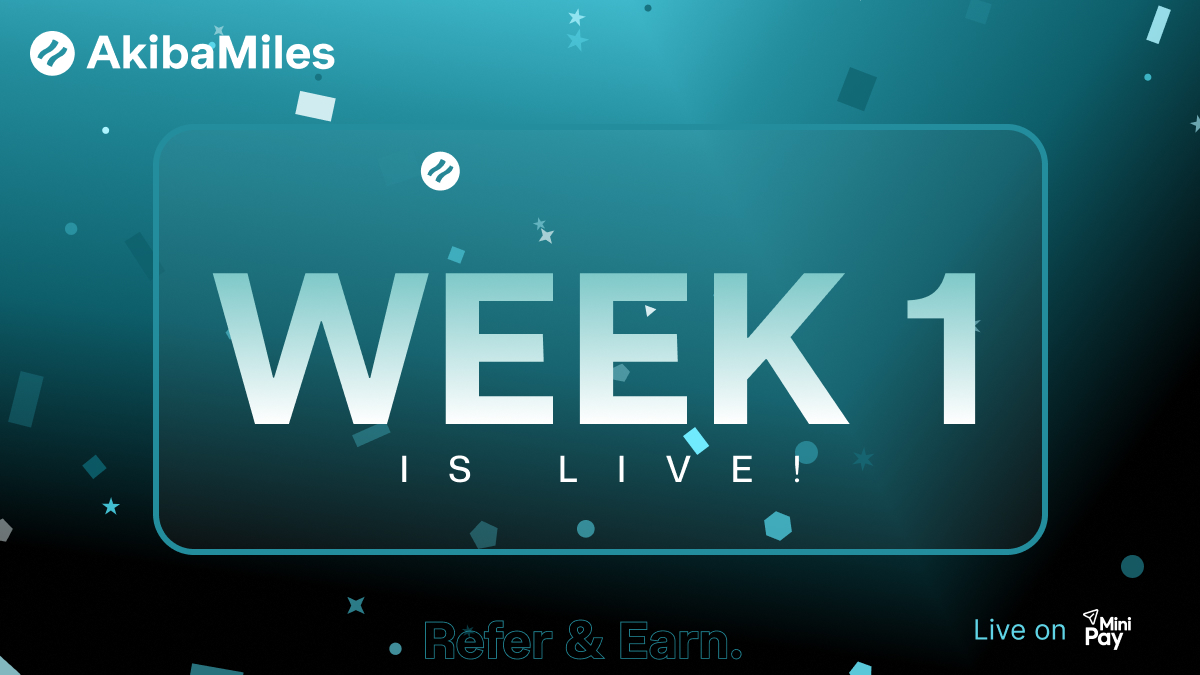 Akibamiles's tweet photo. Week 1 of the Rewards campaign is now live in AkibaMiles Mini App in Minipay. MiniPay users can win physical prizes and cash rewards from their Minipay activity. Here’s a breakdown of this weeks prizes and how you can participate!👇 https://t.co/DfVwEWIOcu