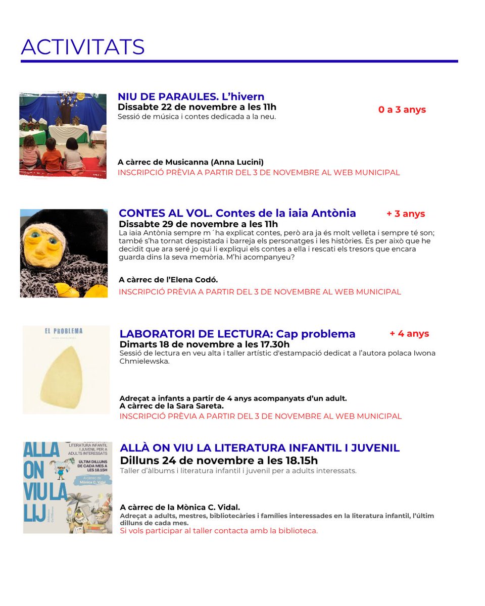 Biblio Ca l'Oliveres tweet media