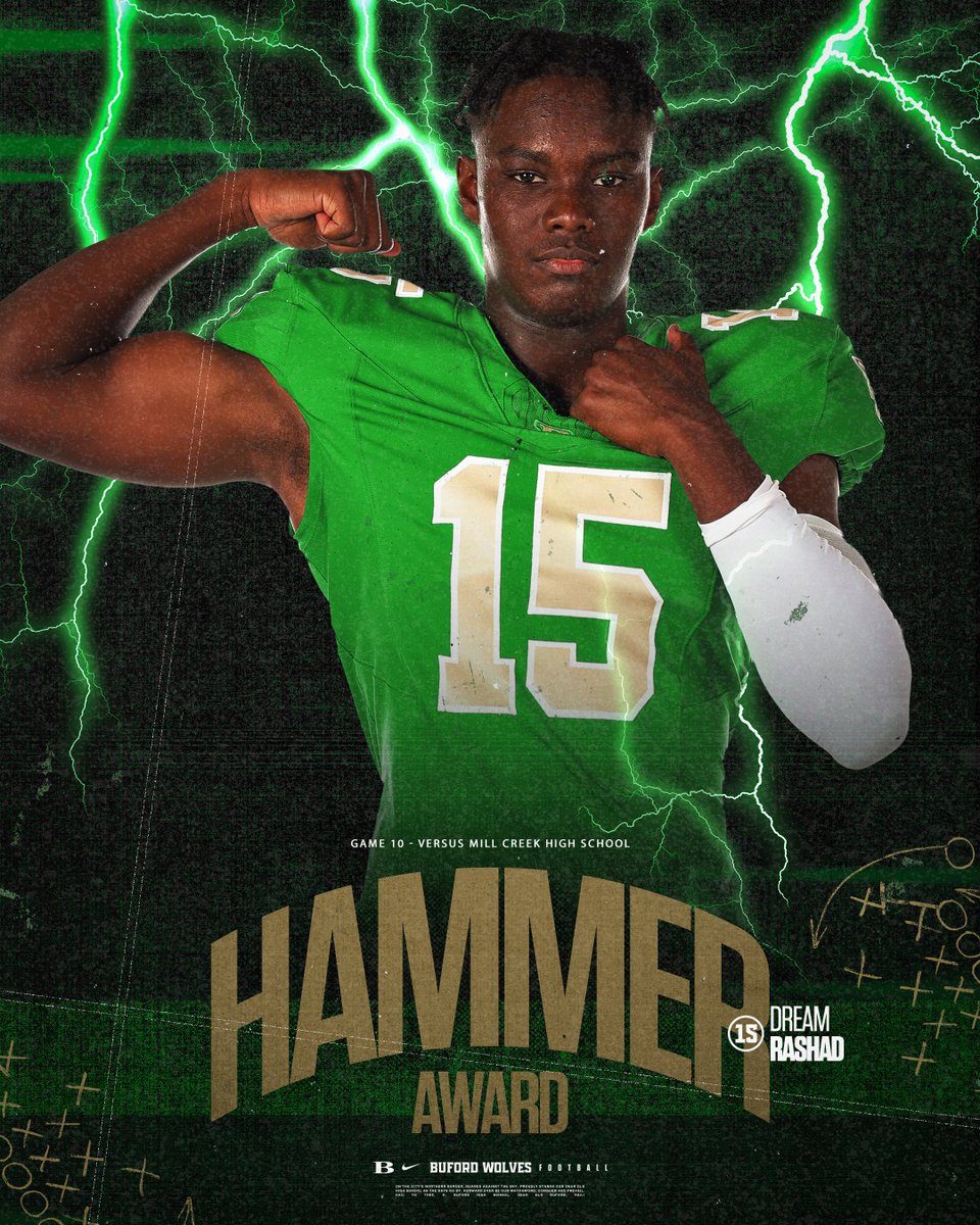 Game 🔟 Hammer Award | <a href="/DreamRashadQB/">Dream Rashad TE</a> ⚡️

#Gloryland | #AppEra