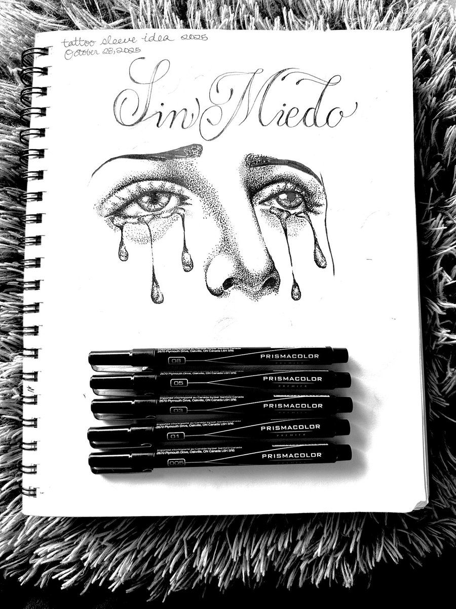 PAINTPLUGG's tweet photo. getting back into stippling https://t.co/u9vnUmlK7P