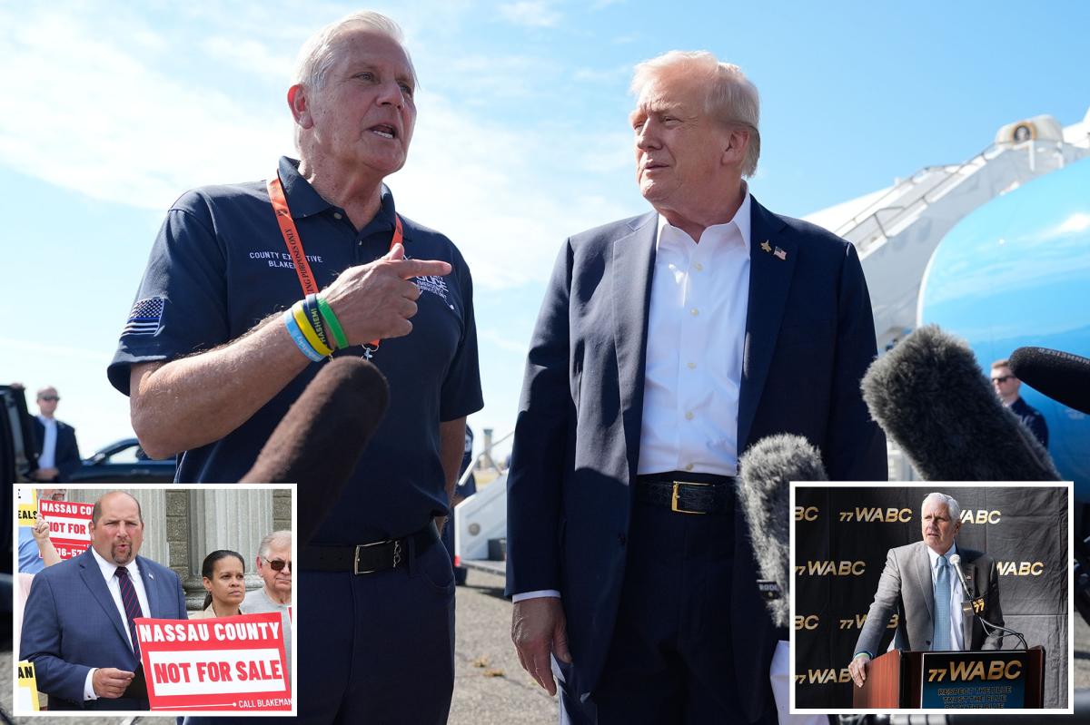 Donald Trump endorses Nassau Exec Bruce Blakeman in move that could sway Long Island race: ‘100% MAGA’ trib.al/m5g1Rga