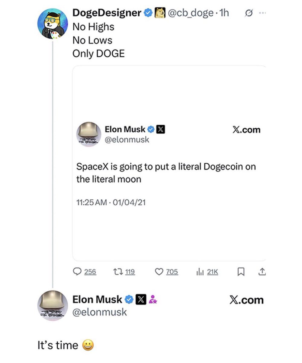 Dogetothemoon's tweet photo. It’s time to buy more DOGECOIN🚀🚀🚀 https://t.co/XSZ1QYNvue