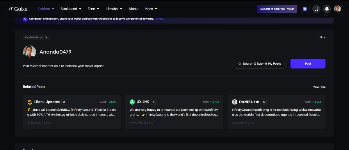 Come explore the Infinity Ground, where Web3 games and boundless creativity collide!   With the help of blockchain technology, <a href="/infinityg_ai/">InfinityGround</a>  is creating a new era of immersive gaming where users can take full responsibility for their success, win prizes, and influence the