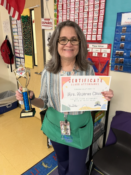 Congratulations to Mrs. Mijares 2nd grade class for achieving the highest attendance percentage last week 🙌 Way to go Lions <a href="/dezavalaesa/">Lorenzo de Zavala</a> <a href="/teka1920/">Temeka</a> <a href="/ArriagaChaem/">Chaem Arriaga</a> <a href="/Mrs_NVG/">Mrs. Glover</a>