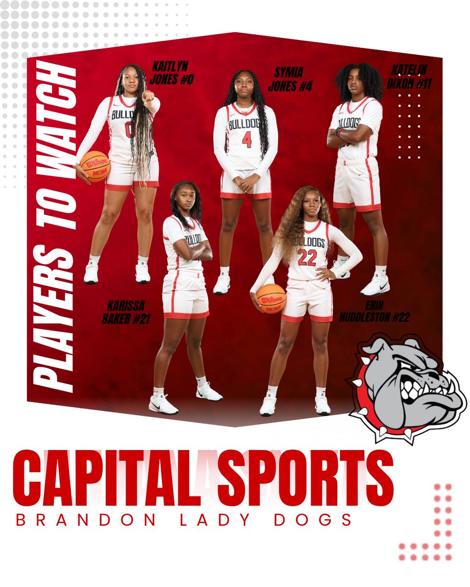 Congratulations to Kaitlyn Jones, Symia Jones, Katelin Dixon, Karissa Baker, and Erin Huddleston for being named Capital Sports Players to Watch!!