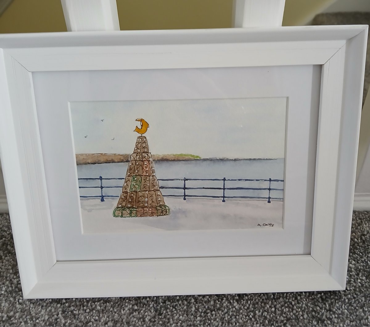 Filey Fishtive tree
crafters.market/listing/fishti… 
#Filey #originalwatercolour #fileywatercolour #fileyfishtivetree #yorkshirecoastartwork #originalart #shoplocal #ChristmasGiftIdeas #yorkshirecoast