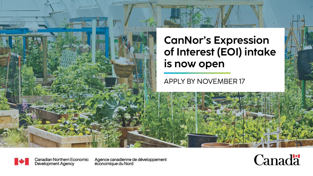 Mark your calendar! The deadline for the Expression of Interest is coming up fast! You have until November 17 to submit your ideas! ow.ly/grla50XlNWO #GC #North