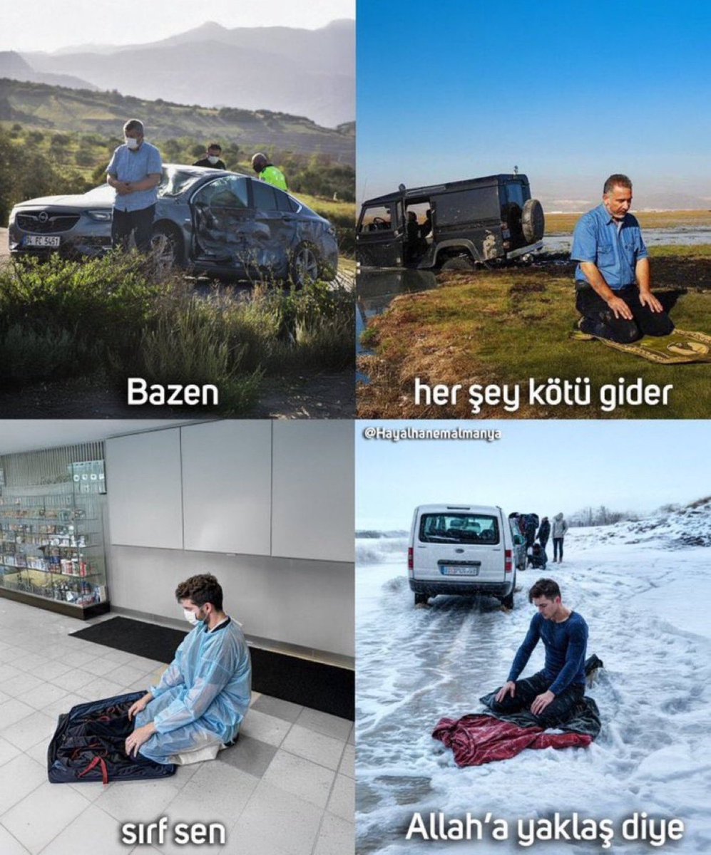 Allah ile aranı düzelt, sonra her şey düzelir.