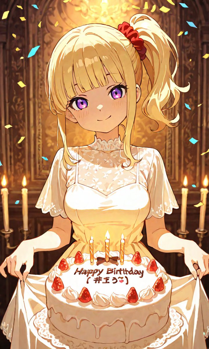 ユナちゃん誕生日おめでとう～！🎂
#オズチャット #皆月優奈生誕祭2025
#オズチャアート