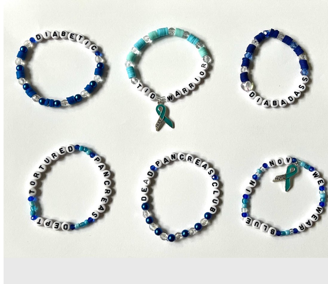 November is #DiabetesAwarenessMonth. Check out my Etsy listing of diabetes bracelets and please share. Portion of the proceeds will benefit Breakthrough T1D (formerly JDRF) Together we can make a difference! Thank you for your support! <a href="/BreakthroughT1D/">Breakthrough T1D</a> 

kreativekdesigns.etsy.com/listing/180638…