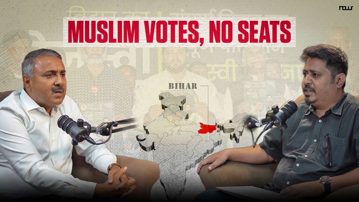 Journalist <a href="/Asad_Ashraf88/">Asad Ashraf</a> speaks with former IPS officer and author <a href="/AbdurRahman_IPS/">Abdur Rahman</a> about the declining representation of Muslims in Indian politics, with a focus on Bihar, a state once seen as the heartland of social justice movements.

Watch here: youtu.be/Y6BBN-zHHSs