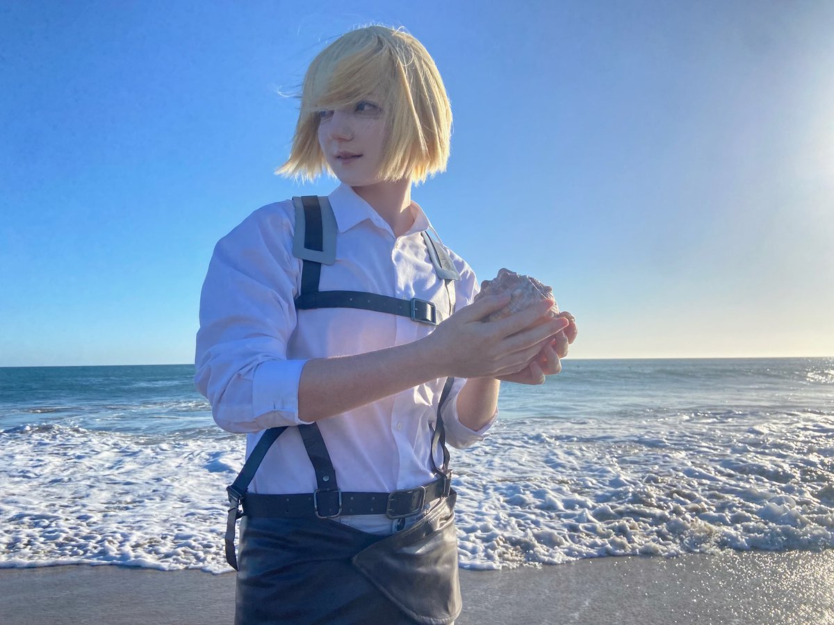 vfl0wer_luvr's tweet photo. happy birthday armin!!! 🩵🐚

#armincosplay 
#アルミン生誕祭2025
#アルミン・アルレルト生誕祭2025 https://t.co/wtn43q5IW4