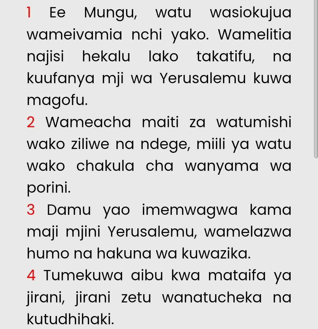 Zaburi 79:1-4