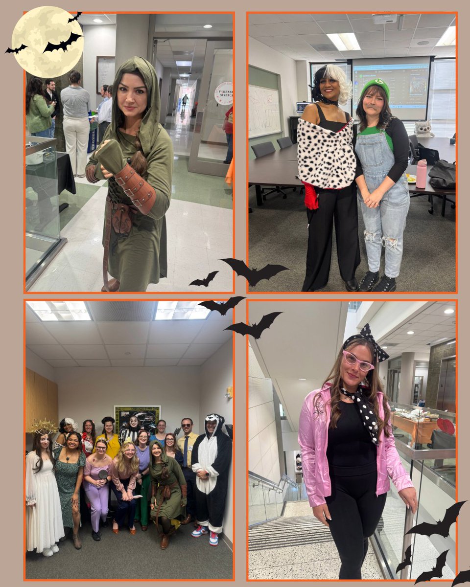 SHSUForensicSci's tweet photo. Happy Halloween from the Department of Forensic Science. #halloweenparty #shsuforensics #happyhalloween https://t.co/AxWddQlD1v