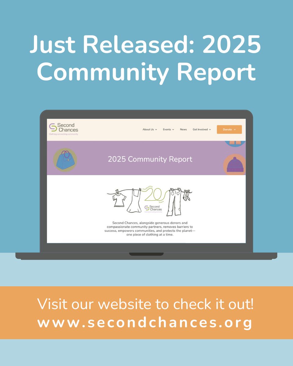Second Chances’ 2025 Community Report is live! See what we’ve been up to in the past 12 months: secondchances.org/community-repo…