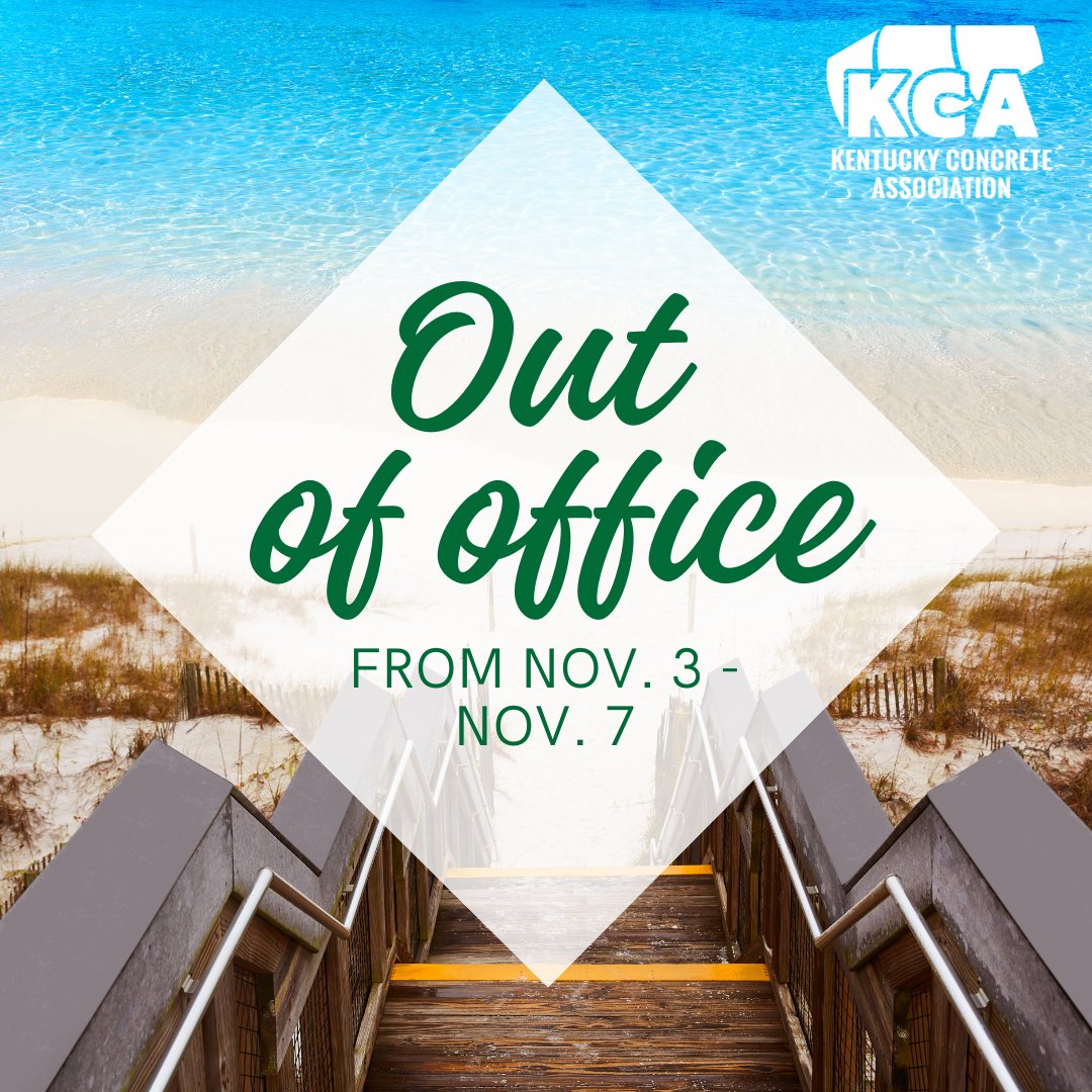 KCA Office will be closed the afternoon of Monday, November 3rd, through Friday, November 7th for our fall convention. We will resume regular business hours Monday, November 10th 8AM - 5PM. We can't wait to see everyone there!