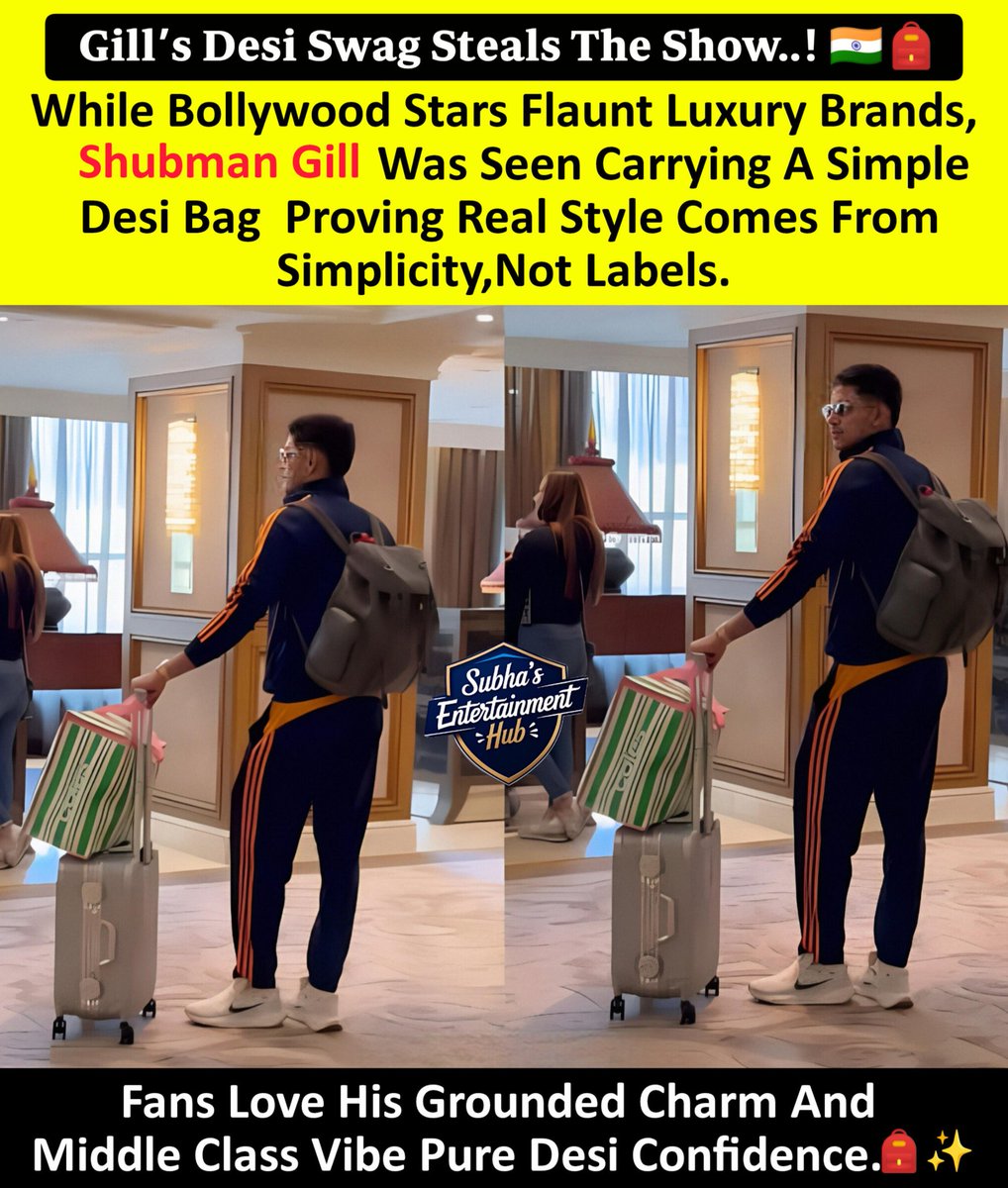 SubhaHub's tweet image. 💼 Gill’s Desi Swag! 🇮🇳
Shubman Gill proves real style is in simplicity, not luxury. ✨💪#DesiSwag #ShubmanGill #RealStyle #SimpleLiving