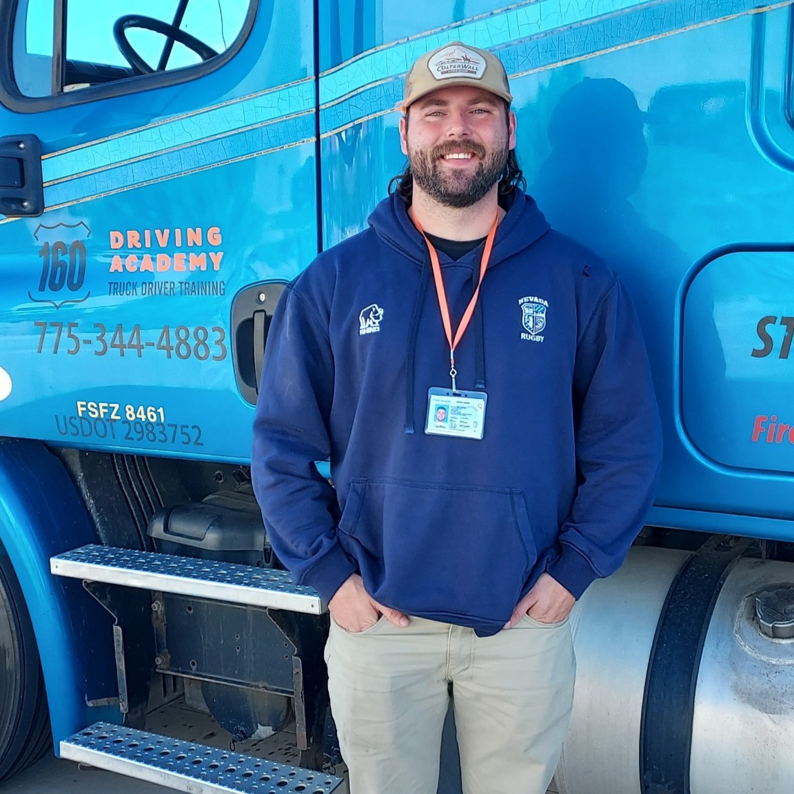 160Driving's tweet image. Big cheers to our Dane, who graduated at Reno branch! 🎉 Your hard work paid off , time to take those CDL dreams nationwide. 💪🚚
#160drivingacademy  #cdl