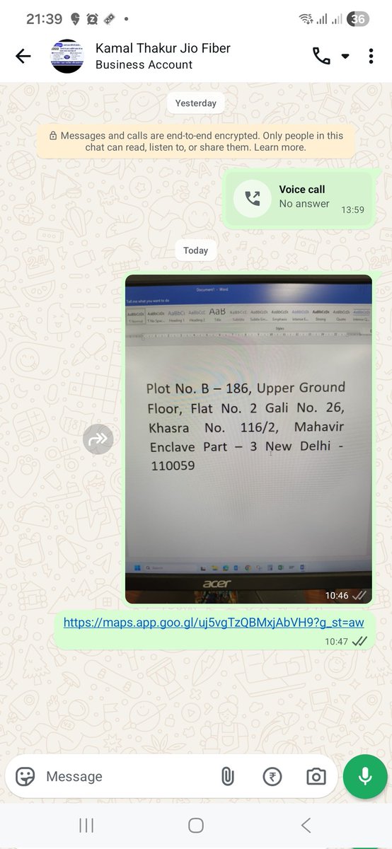 dutta9650's tweet photo. @JioCare seriously Jio will never work on their service issues, me and my brother is chasing this guy for relocation from pasr 14 days but seems jio don't  want us to resume the services

@airtelindia i would like to join your fiber services bcz seems jio had enough users now https://t.co/xvz6avnr50